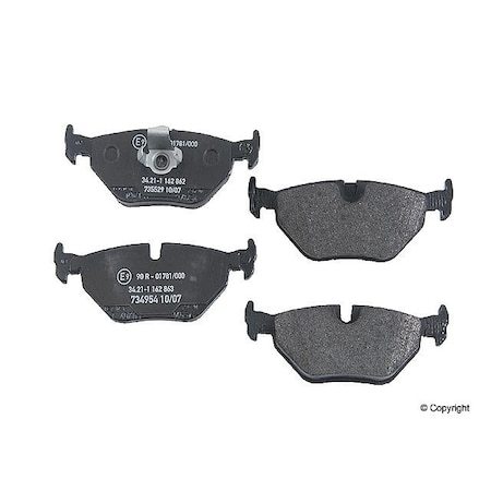 Genuine Brake Pad Set, 34216761281 34216761281